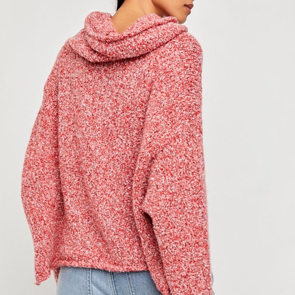 NWT Free People BFF Sweater / Scarlet Flame - Picture 3 of 4